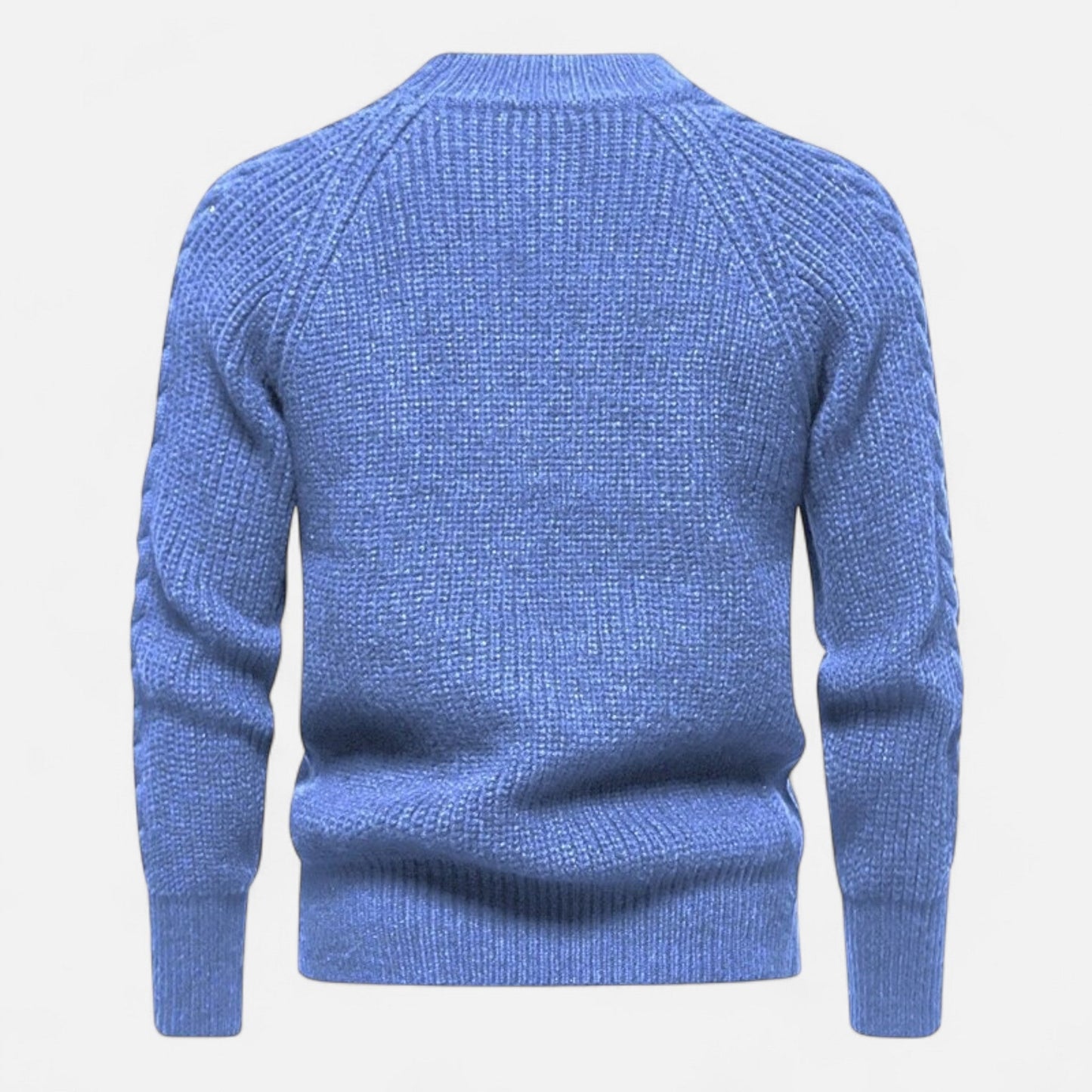 Herren Langarm Rundhals Strickpullover | Warm