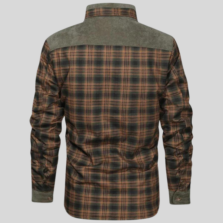 Fashionable Check Jacket for Men – Warm & Stylish