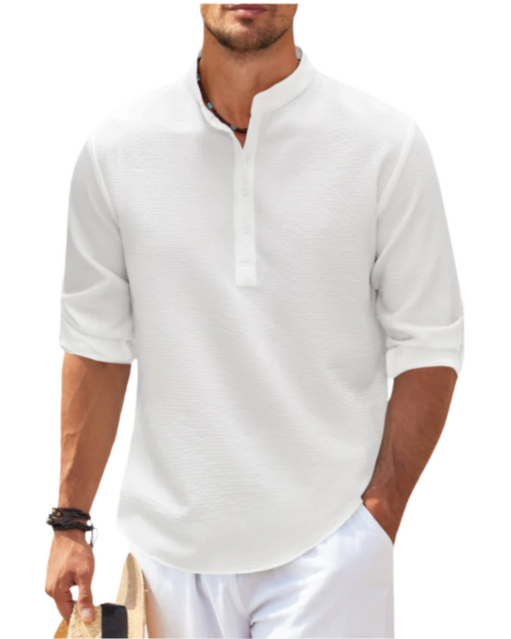 Herren Polo mit Langarm | Elegantes Freizeitshirt | Vielseitig für Alltag und Büro