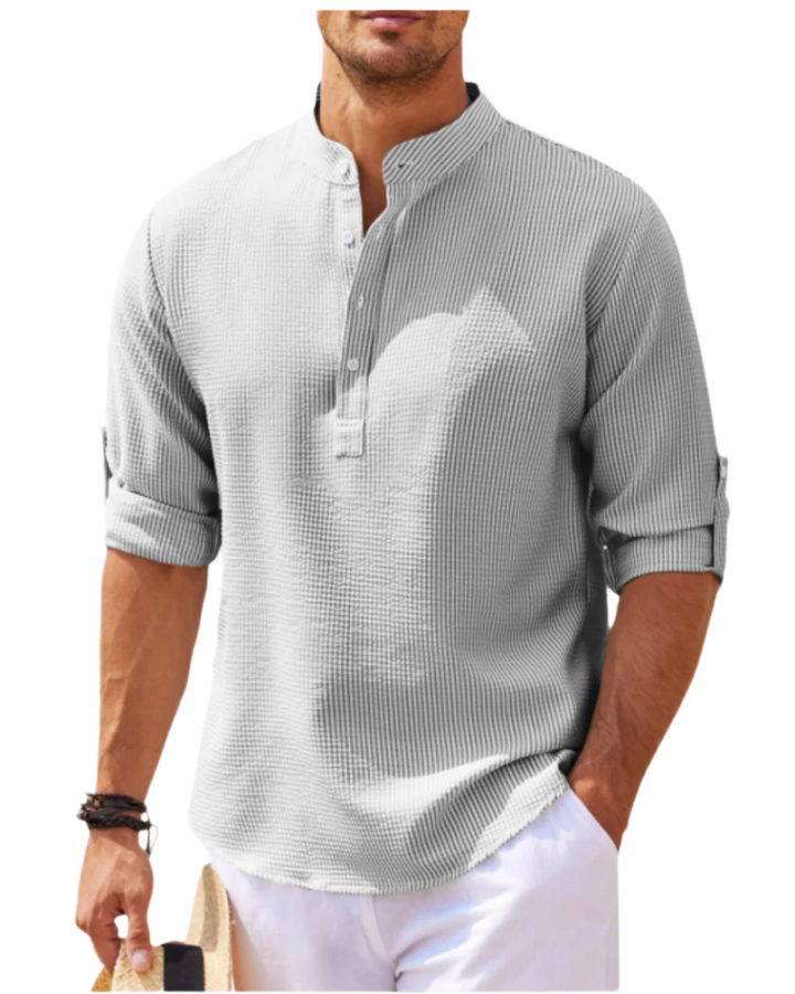 Herren Polo mit Langarm | Elegantes Freizeitshirt | Vielseitig für Alltag und Büro