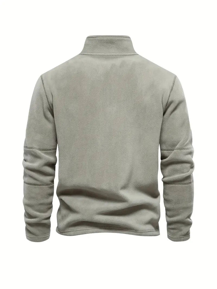 Corduroy Half-Zip Sweater – Classic & Versatile