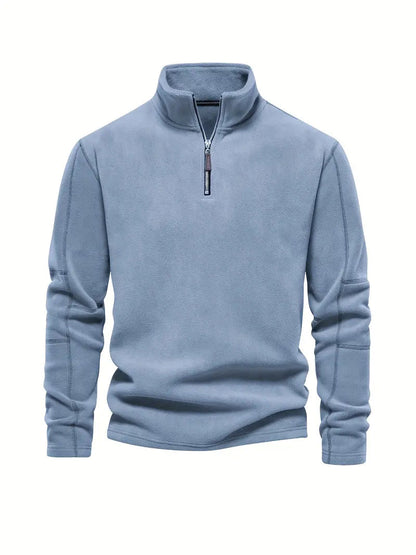 Corduroy Halb-Zip Pullover – Klassisch & Vielseitig