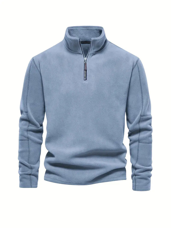 Corduroy Half-Zip Sweater – Classic & Versatile
