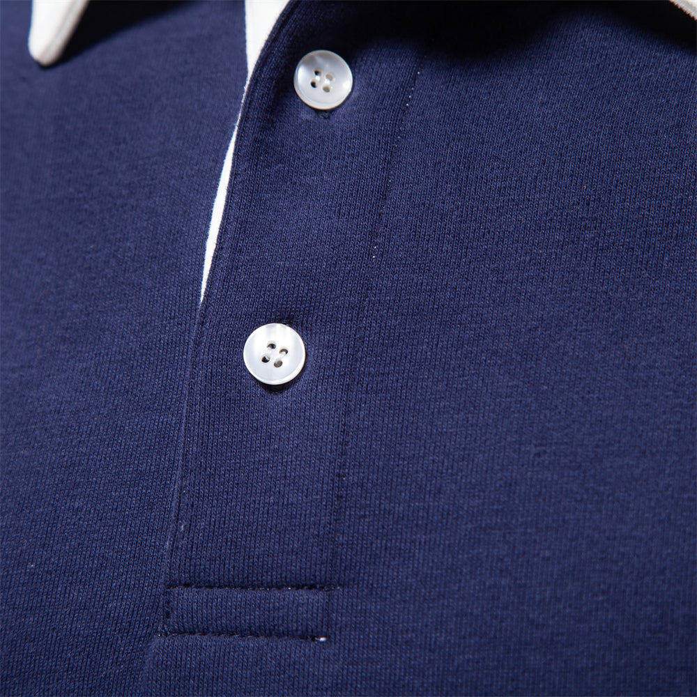 Elegant Polo Sweater for Men – Stylish & Comfortable