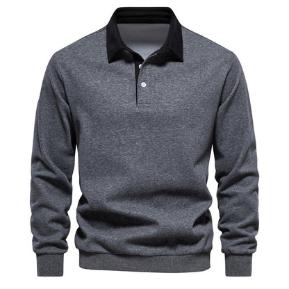 Elegant Polo Sweater for Men – Stylish & Comfortable
