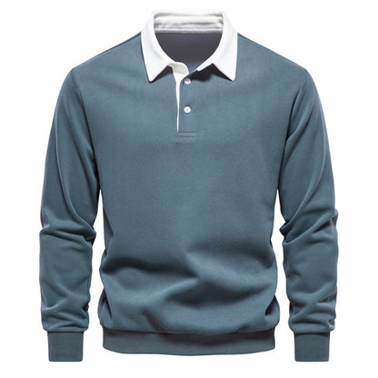 Elegant Polo Sweater for Men – Stylish & Comfortable