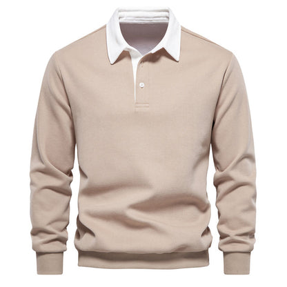 Elegant Polo Sweater for Men – Stylish & Comfortable