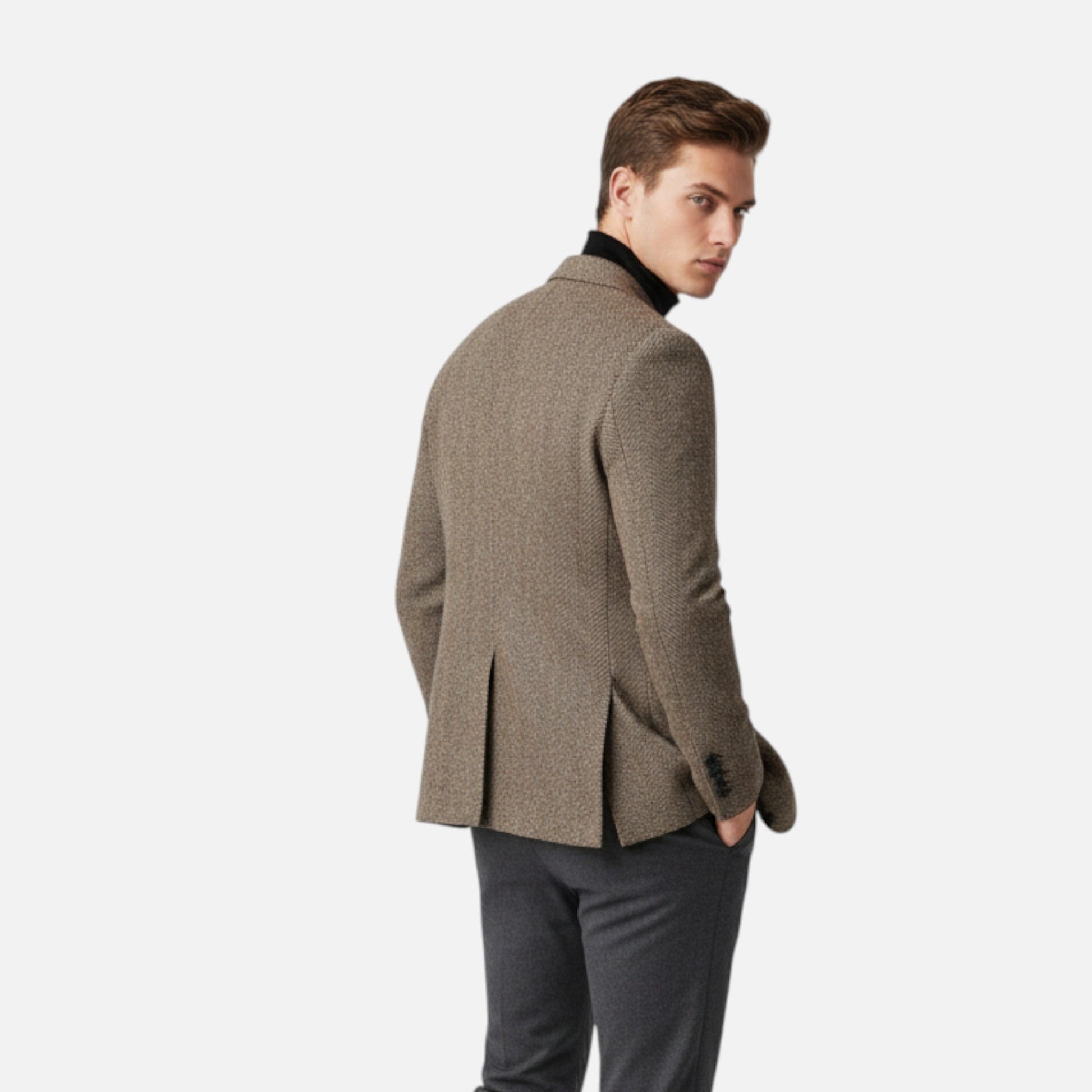 Herren-blazer Mit Langen Ärmeln Und Klassischer Passform | Formell