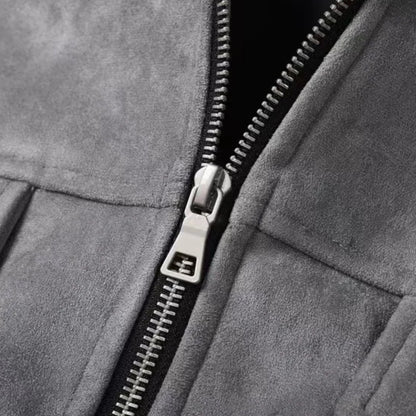 Herren Jacke mit Reißverschluss und Taschen | Langarm