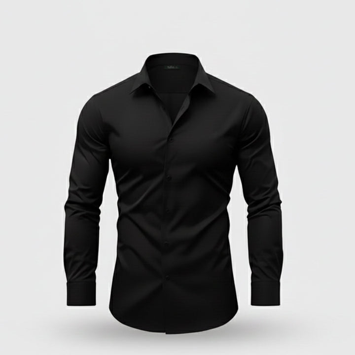 Herren Langarm Hemd mit Kragen | Formal