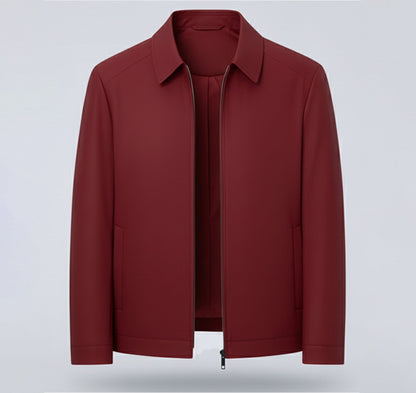 Herren Langarm Jacke mit Reißverschluss | Alltagsstil