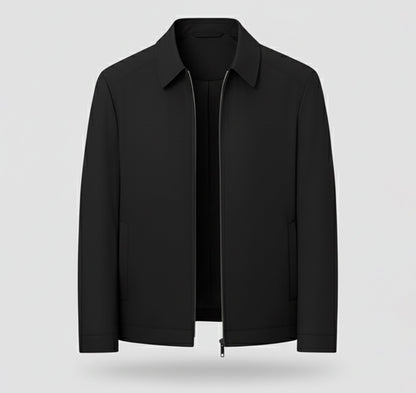 Herren Langarm Jacke mit Reißverschluss | Alltagsstil