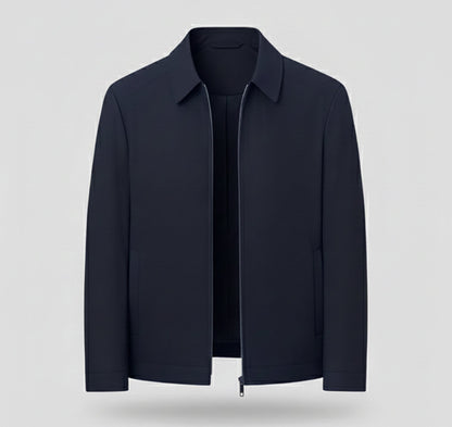 Herren Langarm Jacke mit Reißverschluss | Alltagsstil