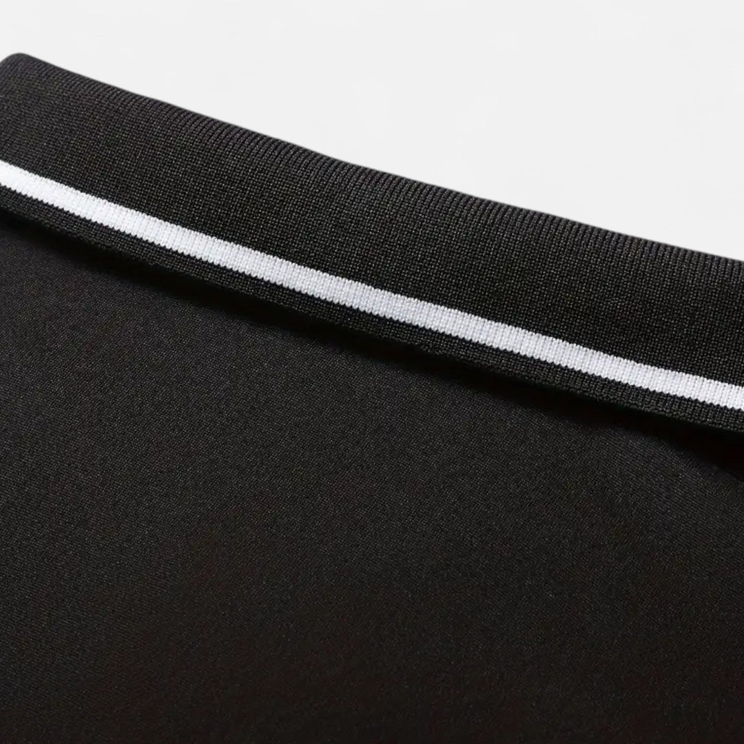Herren Langarm Polo-Oberteil mit Kragen | Modern
