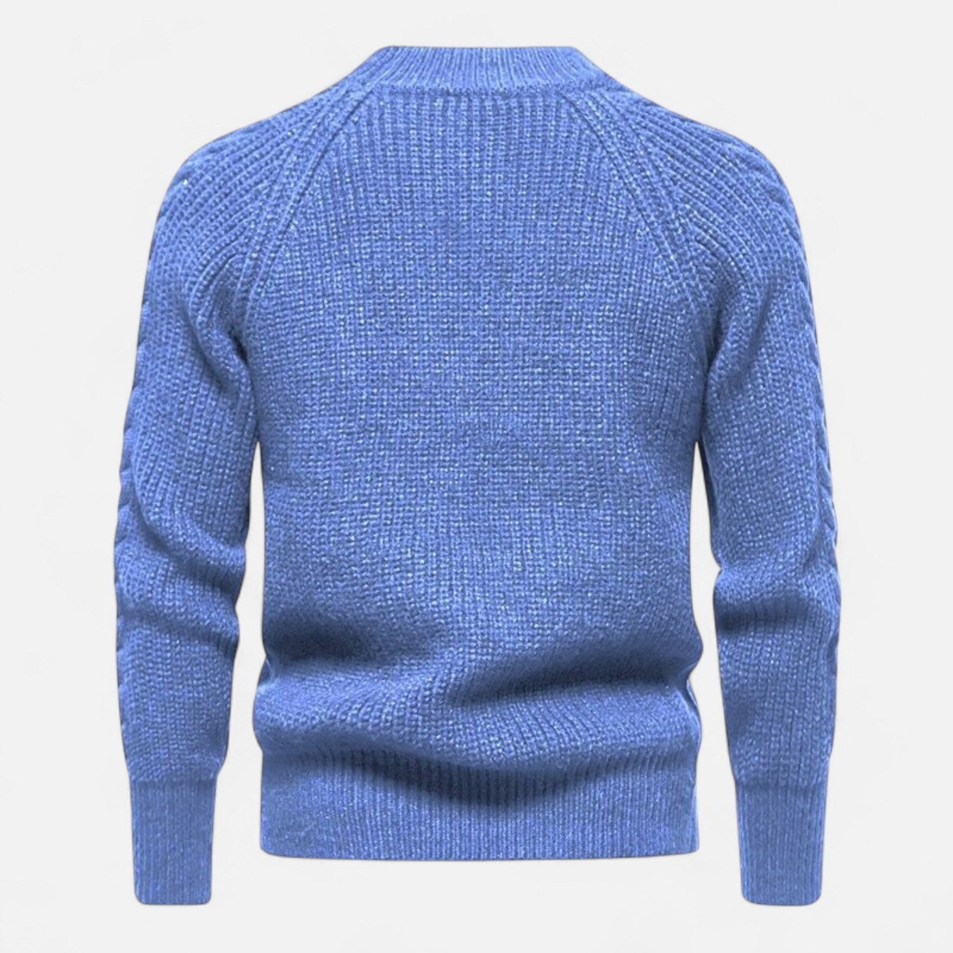 Herren Langarm Rundhals Strickpullover | Warm