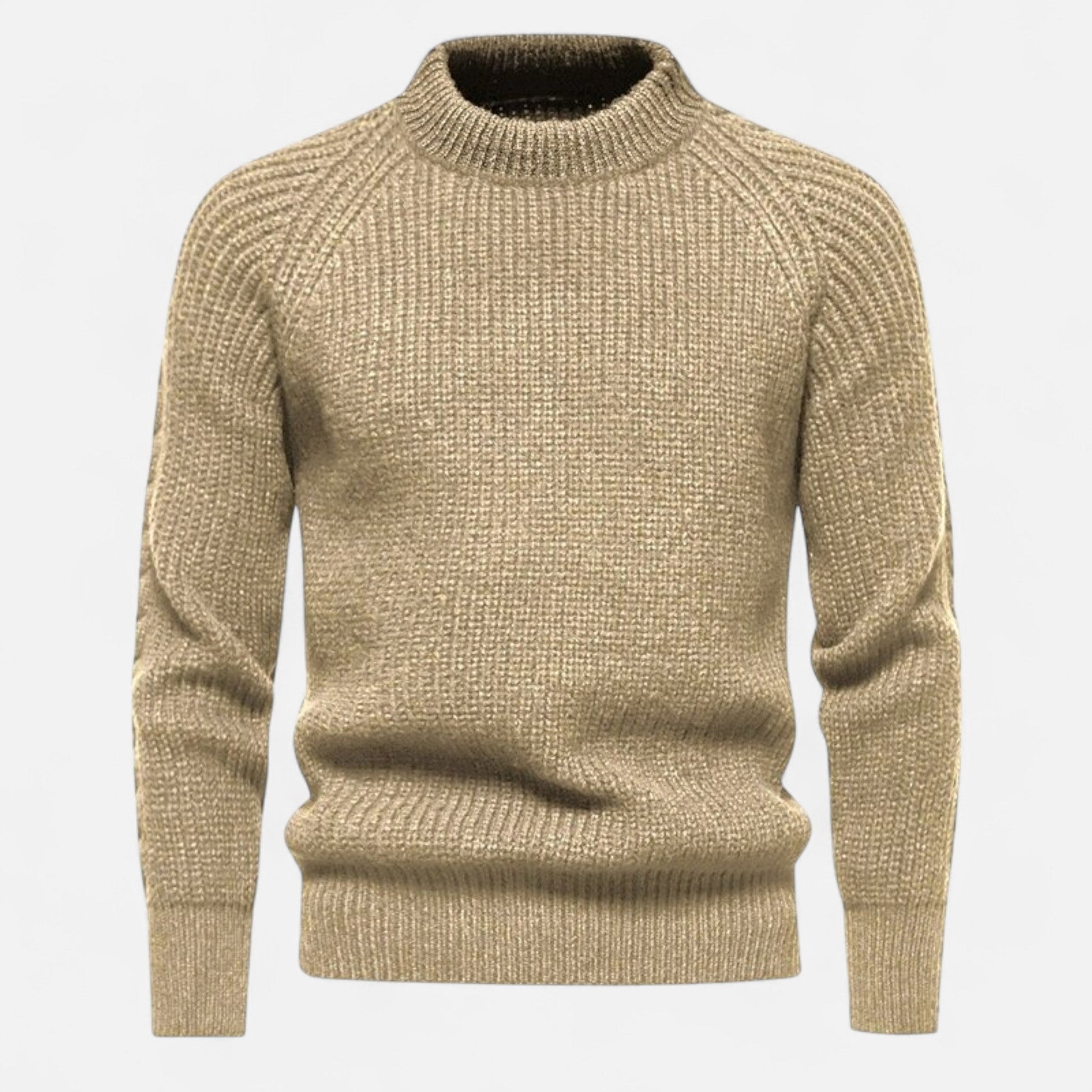 Herren Langarm Rundhals Strickpullover | Warm 9