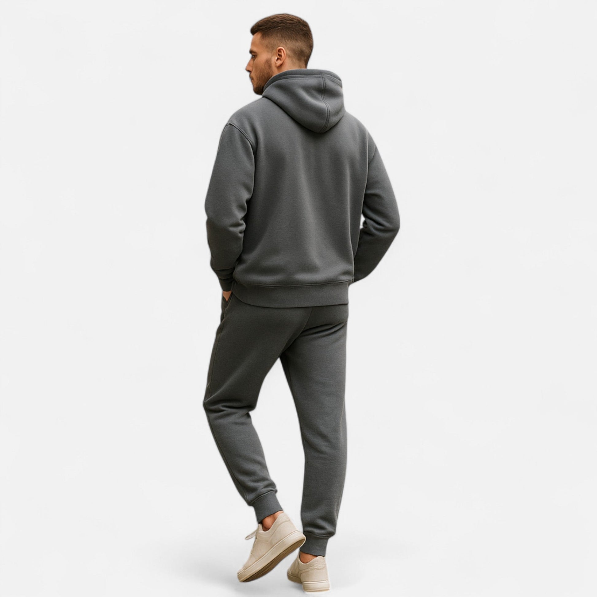 Herren Oversized Pullover Hoodie | Kängurutasche
