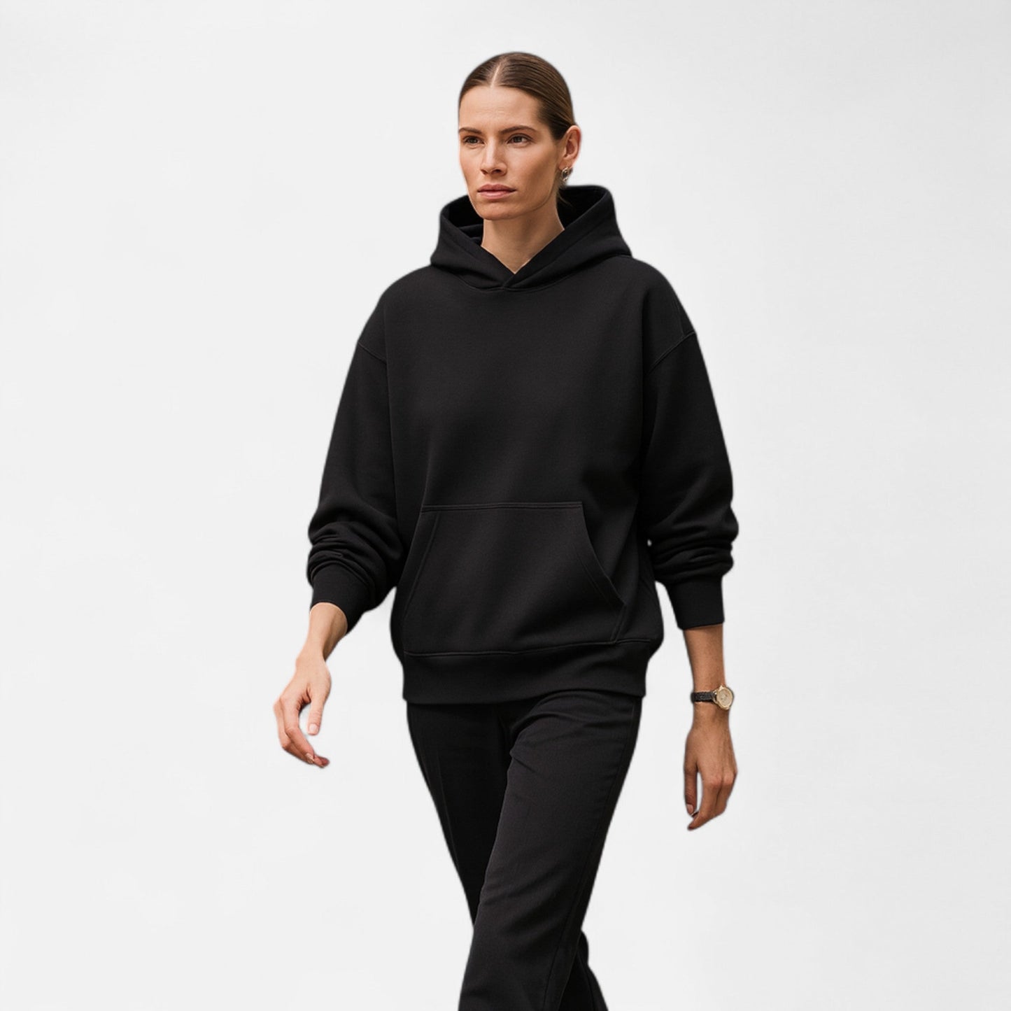 Herren Oversized Pullover Hoodie | Kängurutasche