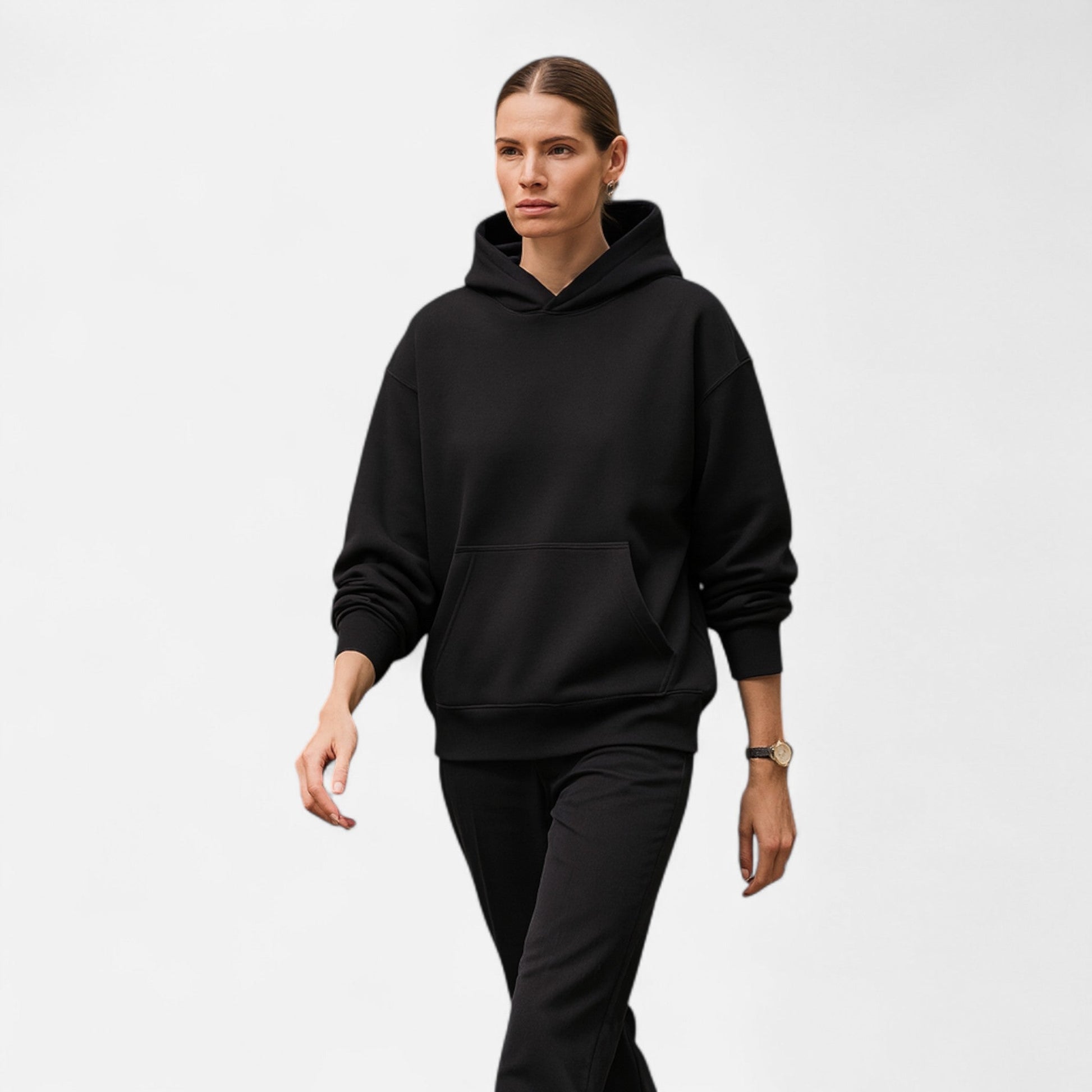 Herren Oversized Pullover Hoodie | Kängurutasche
