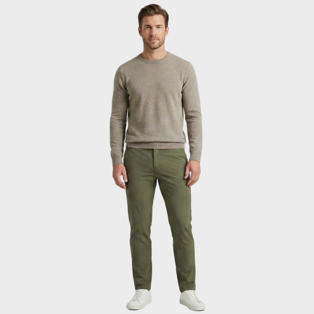 Herren Schmal geschnittene Chinohose | Gepflegt-legere Stil