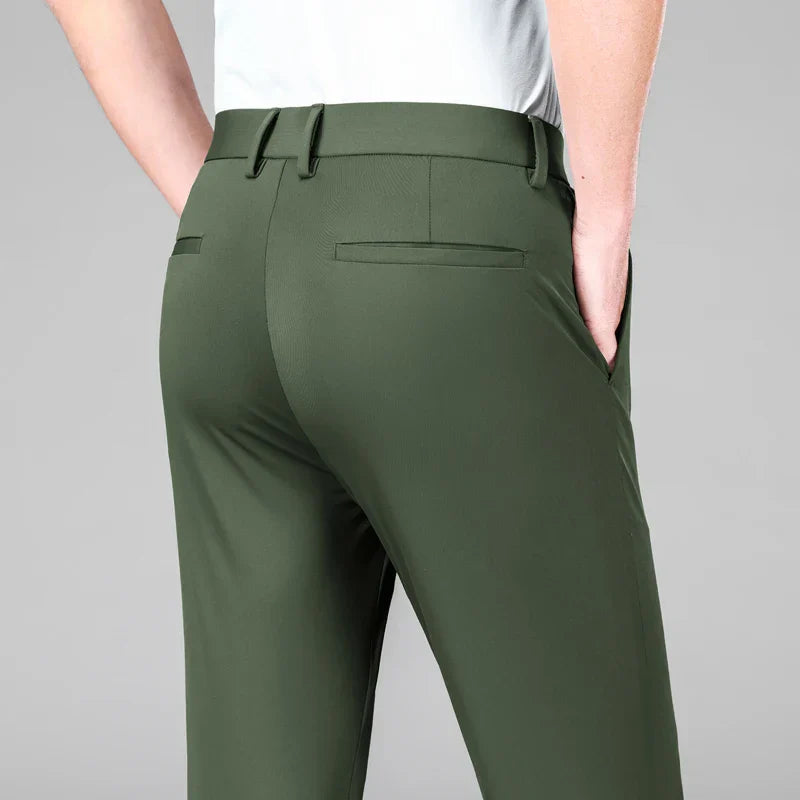Herren Schmal geschnittene Chinohose | Gepflegt-legere Stil