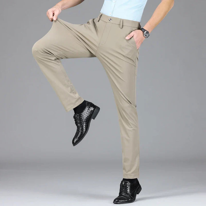 Herren Schmal geschnittene Chinohose | Gepflegt-legere Stil