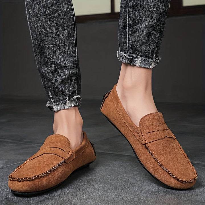 Herren Wildleder Loafer | Klassischer Freizeitstil