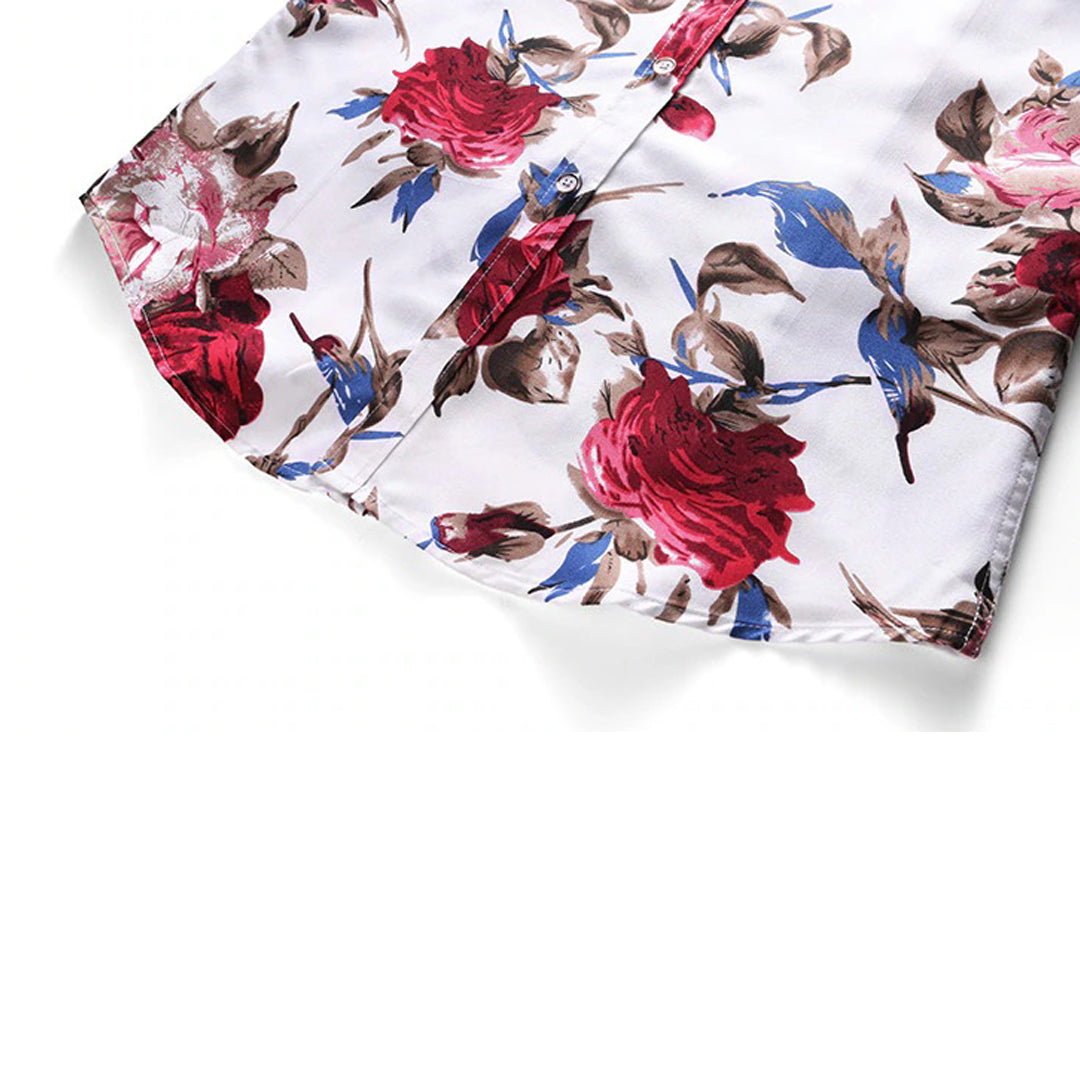 Men's Shirt with Floral Pattern – Modern & Stylish