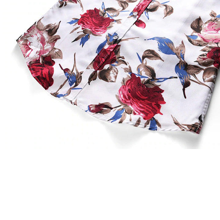 Men's Shirt with Floral Pattern – Modern & Stylish