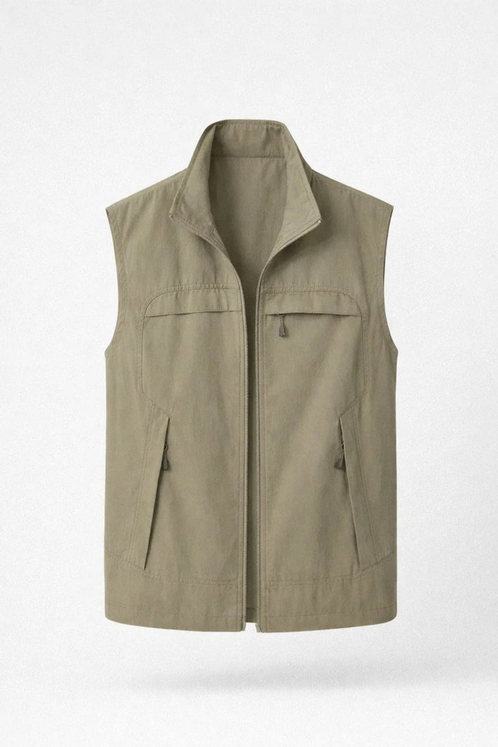 Men's Vest | Lightweight and breathable, with practical zip pockets for summer