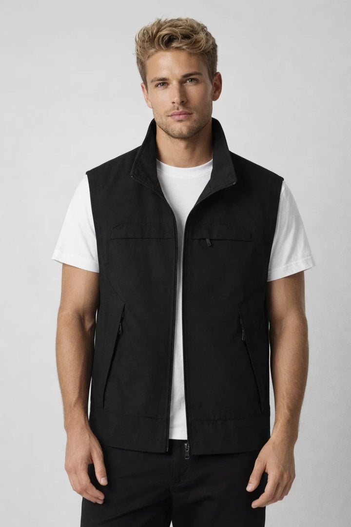 Men's Vest | Lightweight and breathable, with practical zip pockets for summer