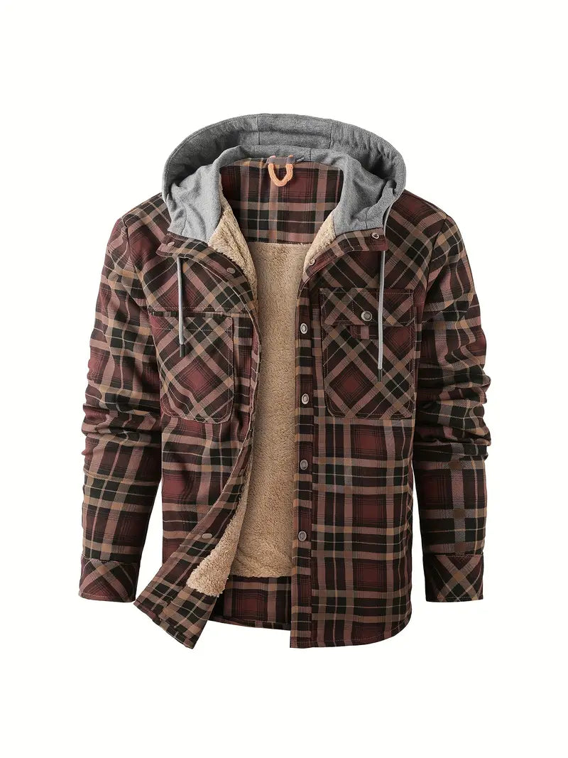 Classic Checked Blazer for Men – Stylish & Warm