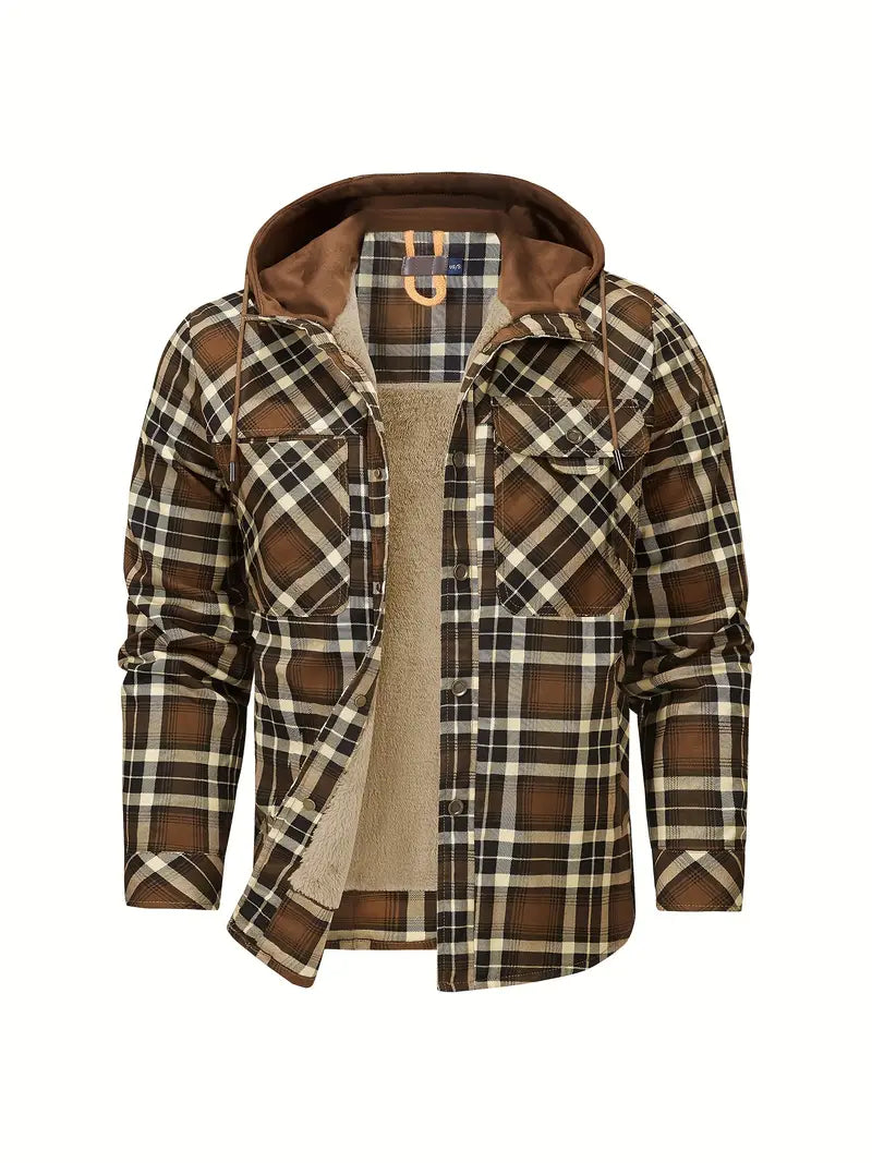 Classic Checked Blazer for Men – Stylish & Warm