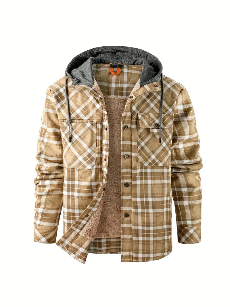 Classic Checked Blazer for Men – Stylish & Warm