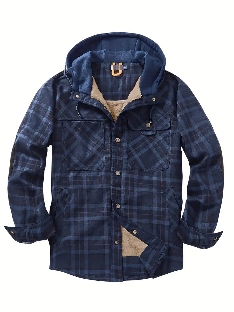 Classic Checked Blazer for Men – Stylish & Warm