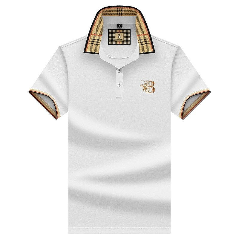 Herren-Polohemd mit kurzen Ärmeln mit Kragen | Modern