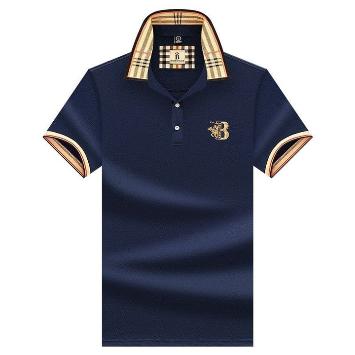 Herren-Polohemd mit kurzen Ärmeln mit Kragen | Modern
