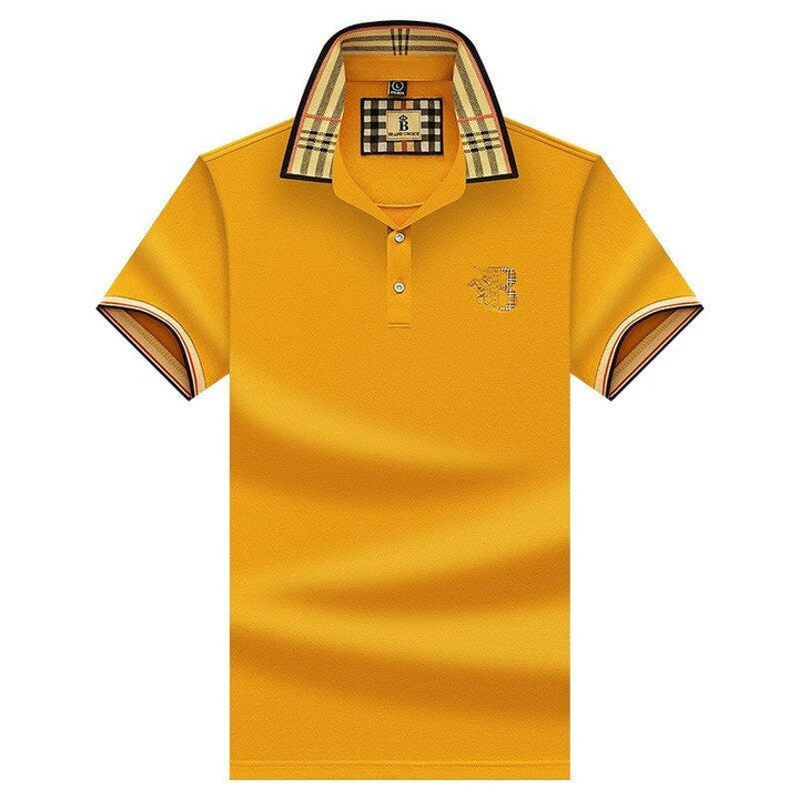 Herren-Polohemd mit kurzen Ärmeln mit Kragen | Modern
