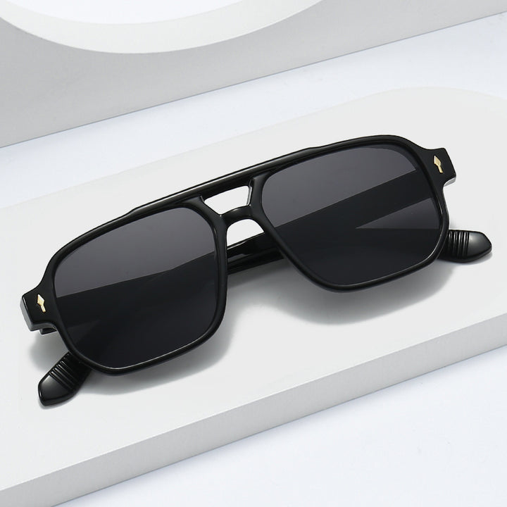 Men's Sunglasses | Oversized Square Shape and Tinted Lenses | Modern Fashion Look