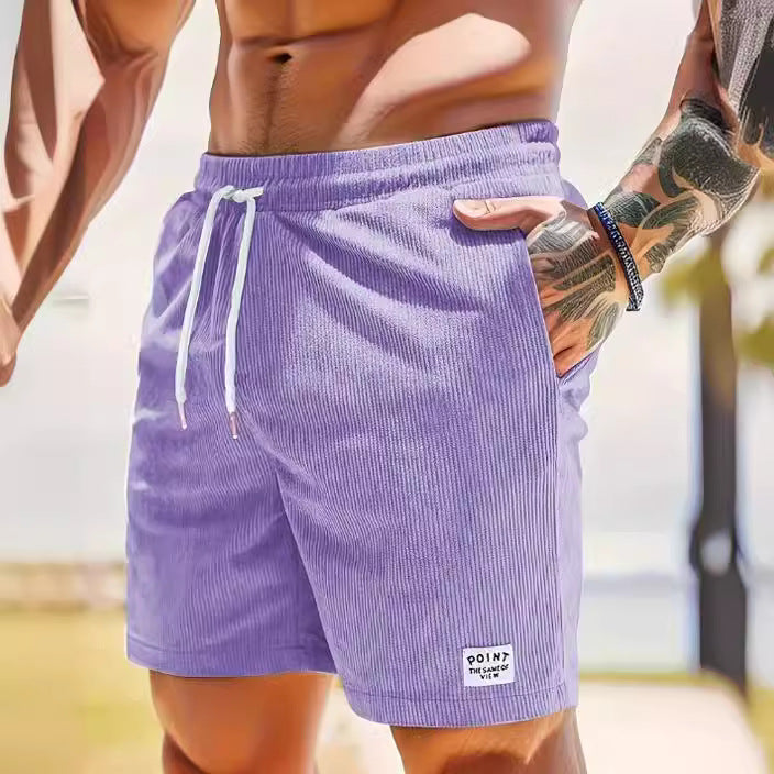 Herren Freizeitshorts | Kordelzugbund und Lockere Passform | Komfortabler Sommerstil