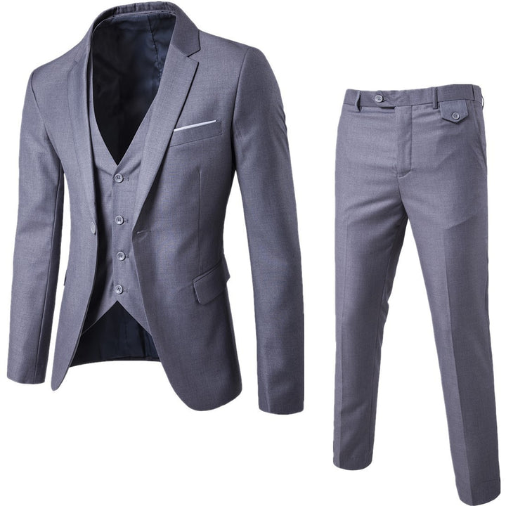 Men's Suit Set | Three-Piece Design and Polished Silhouette | Stylish for Special Occasions