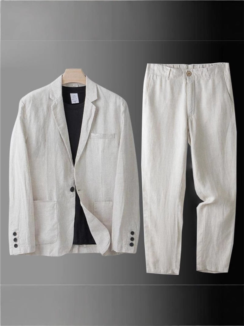 Men's Suit Set | Coordinated Blazer and Matching Pants | Modern Elegant Style