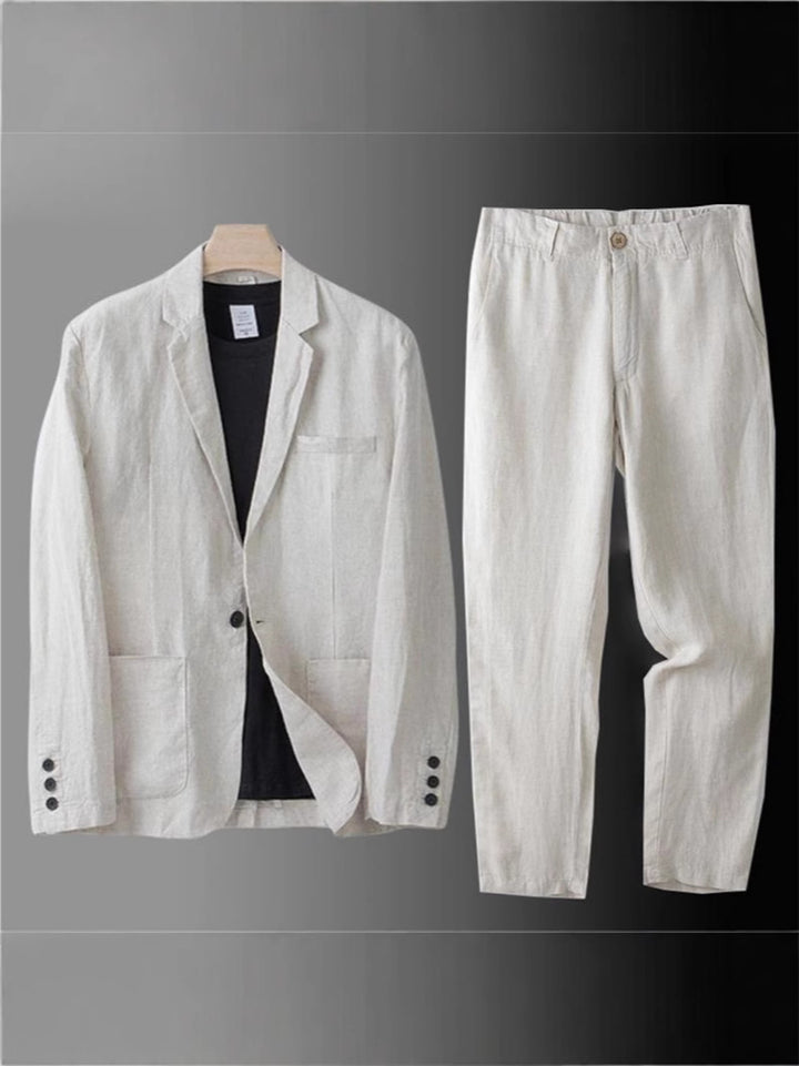 Men's Suit Set | Coordinated Blazer and Matching Pants | Modern Elegant Style