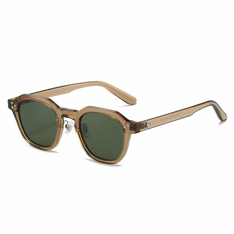 Herren Sonnenbrille | Runde Form und Retro-inspiriertes Design | Zeitloser Freizeitstil