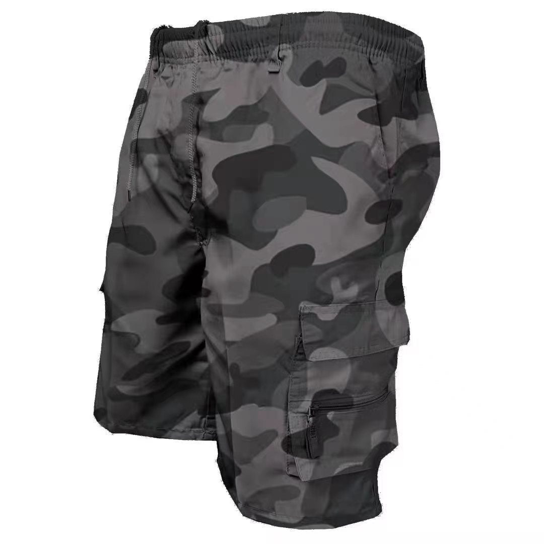 Men's Camouflage Shorts | Loose Fit and Practical Storage | Durable Casual Style