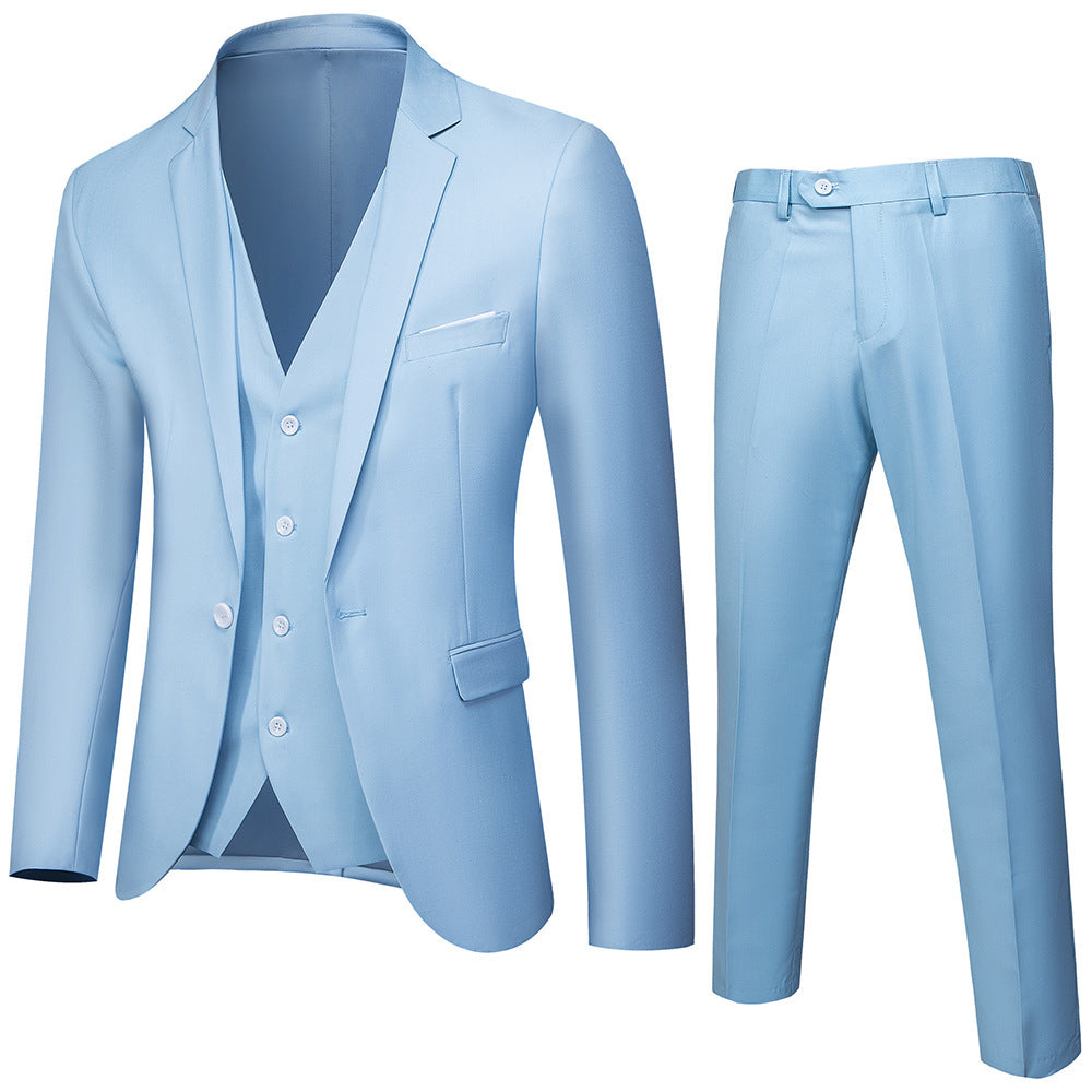 Men's Suit Set | Three-Piece Design and Polished Silhouette | Stylish for Special Occasions