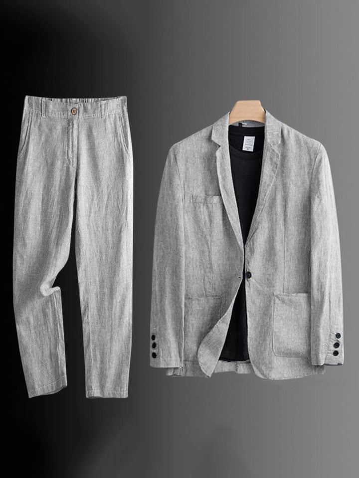Men's Suit Set | Coordinated Blazer and Matching Pants | Modern Elegant Style