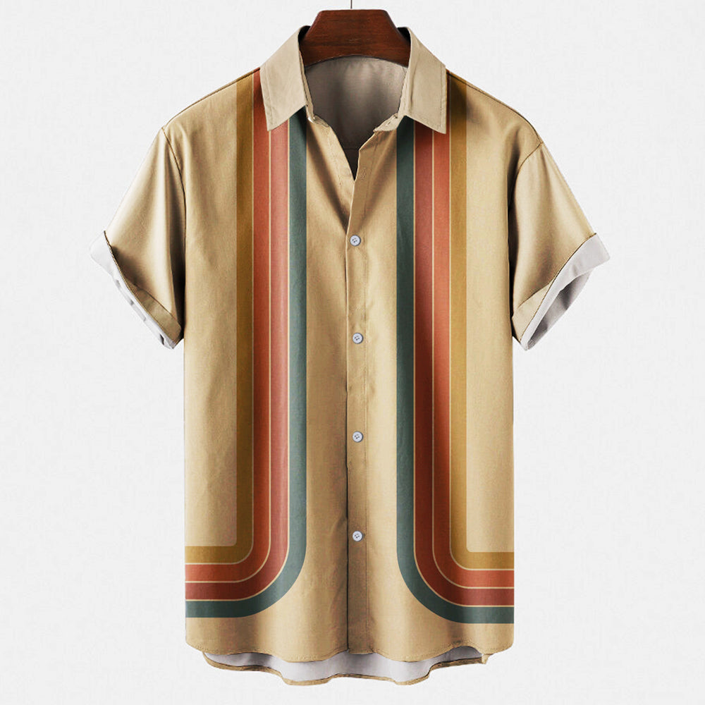 Retro Herrenhemd für Herren – Modern & Stilvoll
