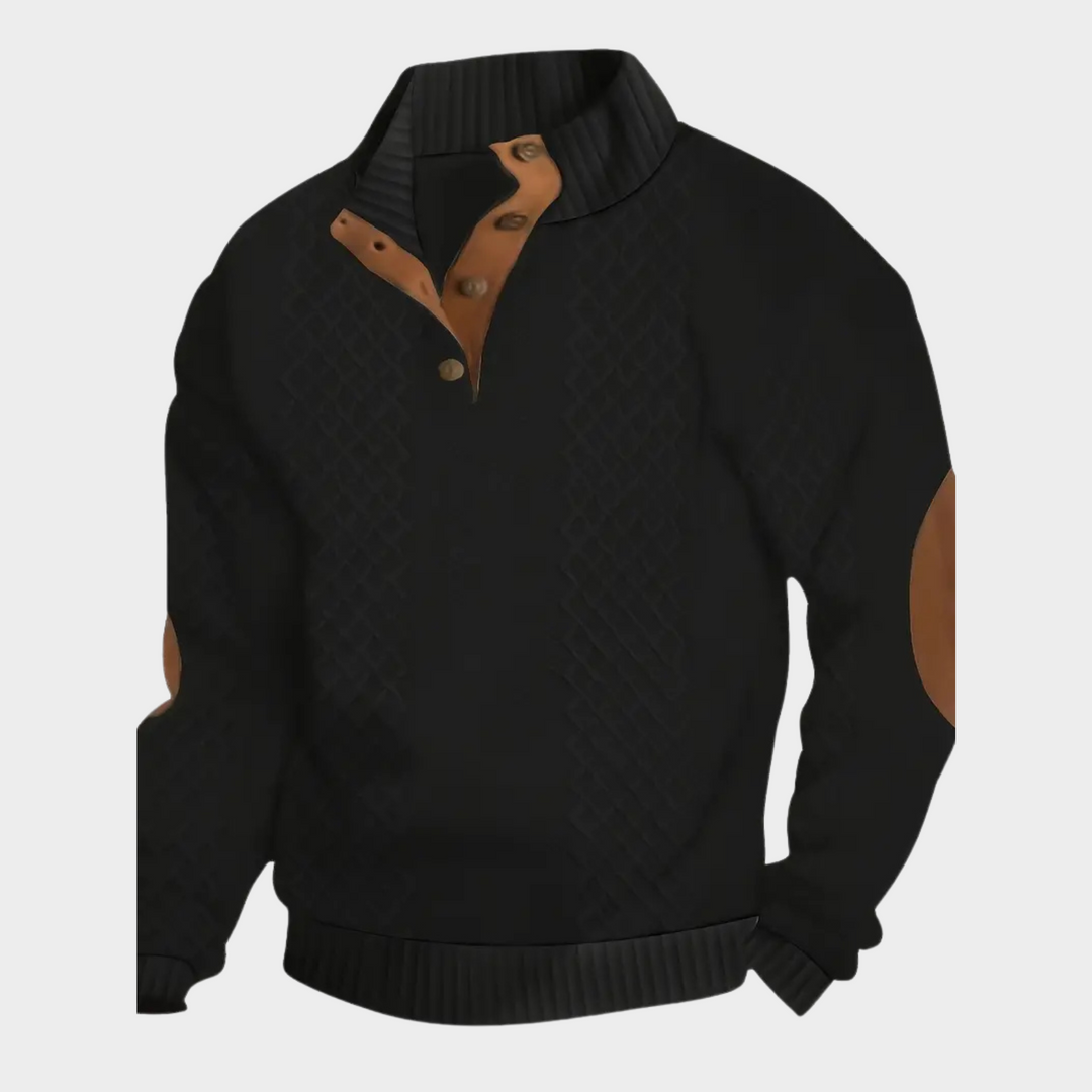 Retro Knit Sweater for Men – Timeless & Stylish