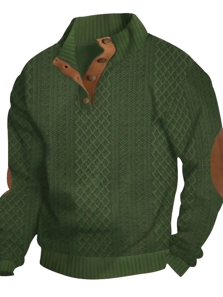 Retro Knit Sweater for Men – Timeless & Stylish